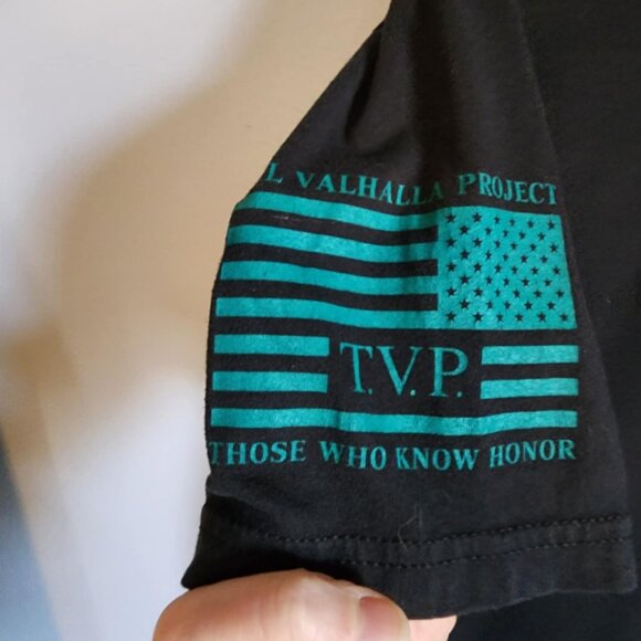 Til Valhalla Project PTSD Awareness T-Shirt Patriotic - Picture 4 of 4